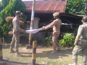 Patroli dan Penertiban Sat Pol PP Kota Metro