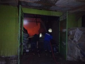 Kebakaran Pabrik Pembuatan Katul