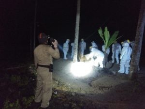 Proses Pemakaman Jenazah Positif Covid.19 Kota Metro