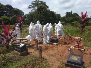Pemakaman Jenazah Covid-19 Asal Kelurahan Hadimulyo Barat