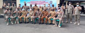 Pelepasan dan Serah Terima Jabatan Satuan Polisi Pamong Praja Kota Metro