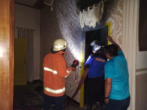 KEBAKARAN DIWILAYAH KELURAHAN HADIMULYO BARAT
