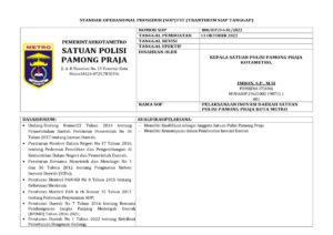 SOP INOVASI TRANTIBUM SIAP TANGGAP