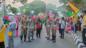 Pengamanan dalam rangka Memperingati HUT KORPRI ke 52 dan HUT PGRI ke 78 Pemerintah Kota Metro