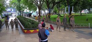 Patroli Masjid Taqwa dan Taman Merdeka Kota Metro.