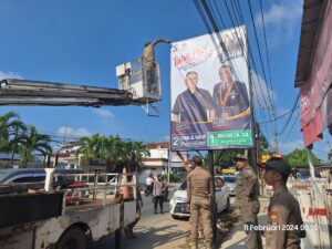 Penertiban Banner Dan Baleho Pemilu Tahun 2024