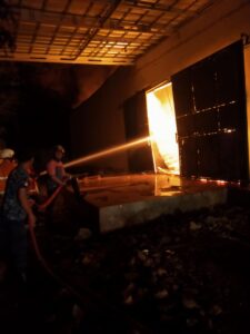 Kebakaran Gudang Distributor Sembako