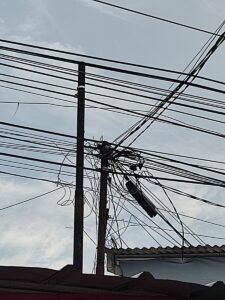 Korsleting Tiang Listrik