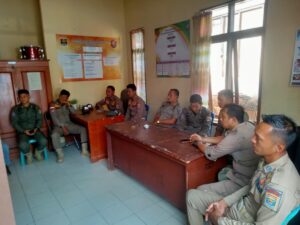 Rapat Linmas dengan Regu Korsik
