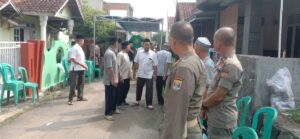 Takziah anggota Linmas