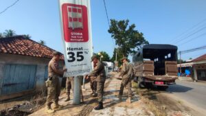 Patroli dan Penertiban Banner serta Spanduk