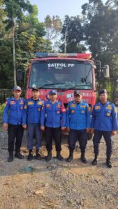 Pengamanan Kunjungan RI 1 Peresmian Bendungan Marga Tiga