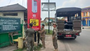 Patroli dan Penertiban Spanduk serta Benner
