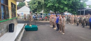 Apel Pagi Satpol PP Kota Metro