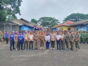 Pelepasan Purna Bhakti Kasi Pelatihan dan Mobilisasi Satlinmas