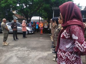 Kunjungan Wali Kota Metro ke Satpol PP Kota Metro