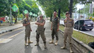 Patroli dan Penertiban di Taman