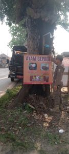 Patroli dan Penertiban Banner serta Spanduk