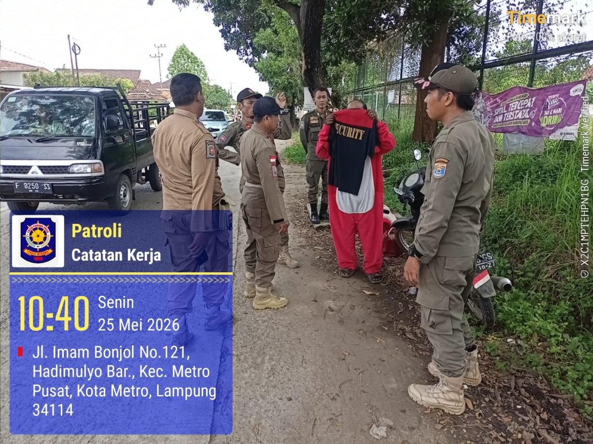 Patroli dan Penertiban