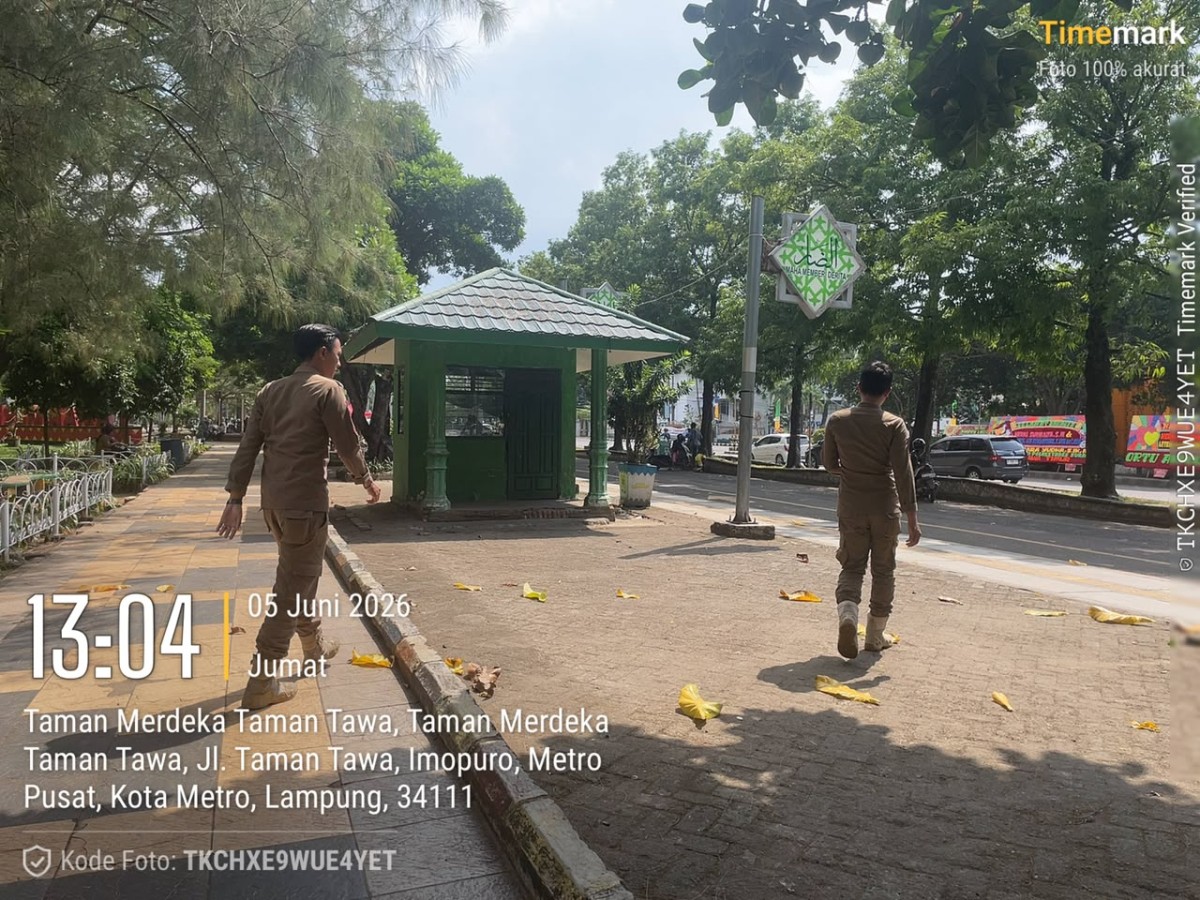 Patroli Area Taman dan Masjid Taqwa Kota Metro