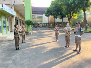 Pager Betis pada Kegiatan Apel Mingguan Pemerintah Daerah