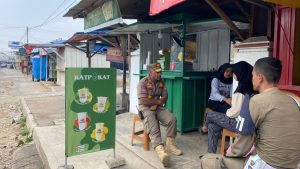 Kasat Pol PP Metro melaksanakan Patroli dan Penertiban PKL