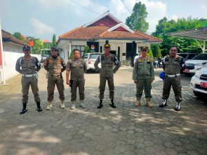 Pengamanan Audiensi Ormas IPLI di Kantor KPU Kota Metro
