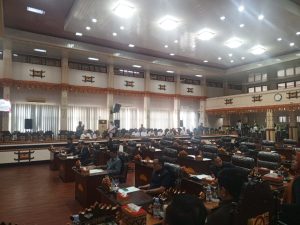 Kasat Pol PP Menghadiri Rapat Paripurna DPRD Kota Metro