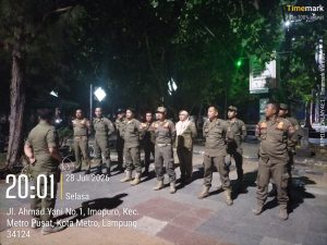 Patroli kawasan Masjid Taqwa dan Taman Kota Metro