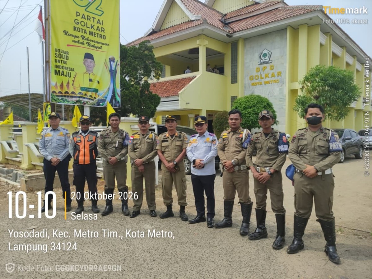 Pengamanan HUT GOLKAR Ke-62 Tahun 2026
