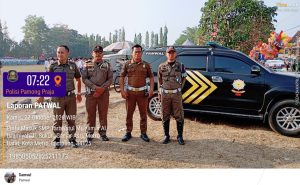 Pengawalan dan Pengamanan Hari Santri